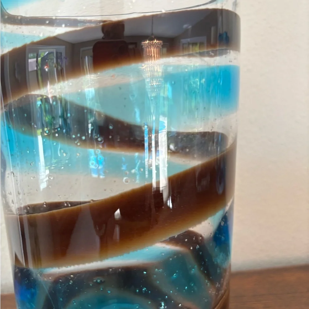 MCM Italian Toso Fratelli Handblown Murano Glass Vase